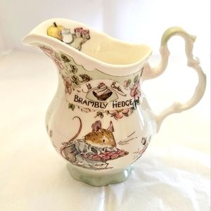 "Tea Service" creamer from the Brambly Hedge series by Royal Doulton.